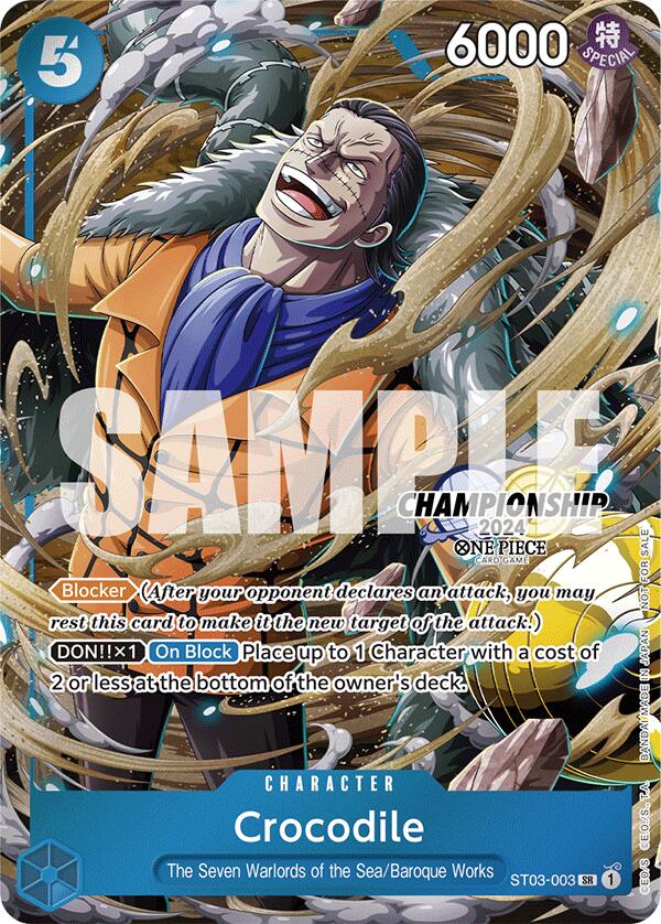 Crocodile (CS 2024 Celebration Pack) [One Piece Promotion Cards] | Mindsight Gaming