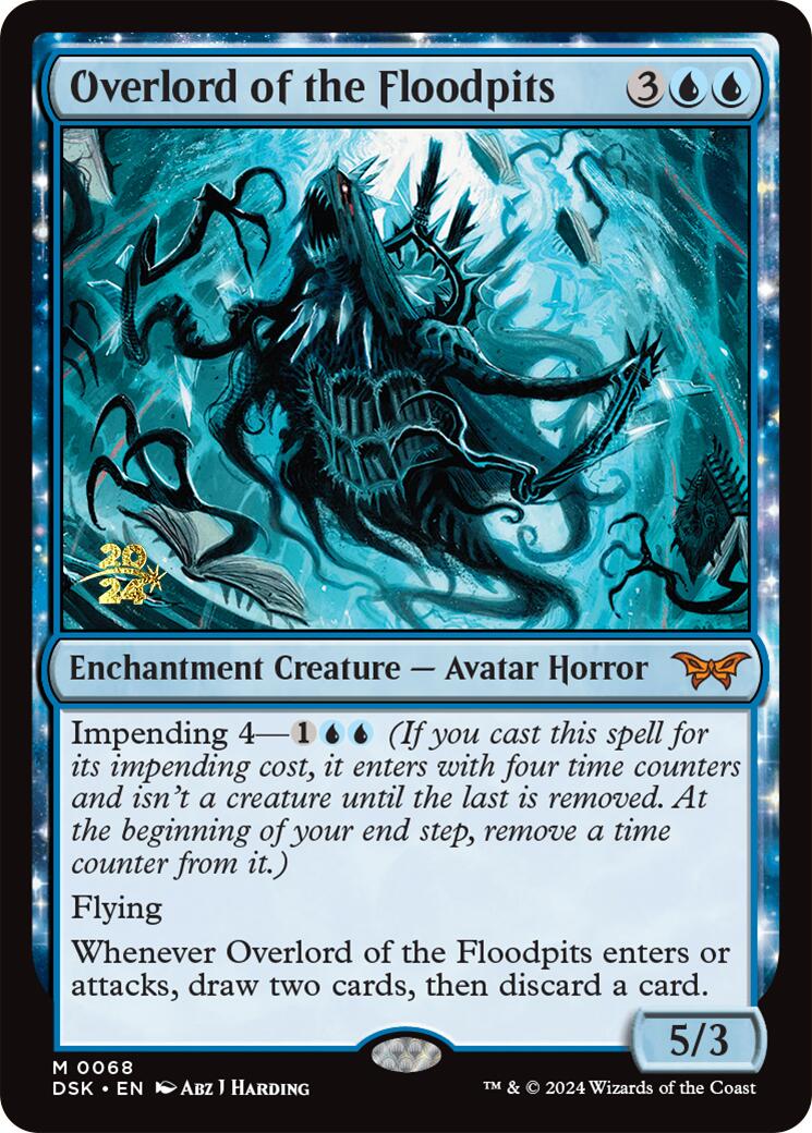 Overlord of the Floodpits [Duskmourn: House of Horror Prerelease Promos] | Mindsight Gaming