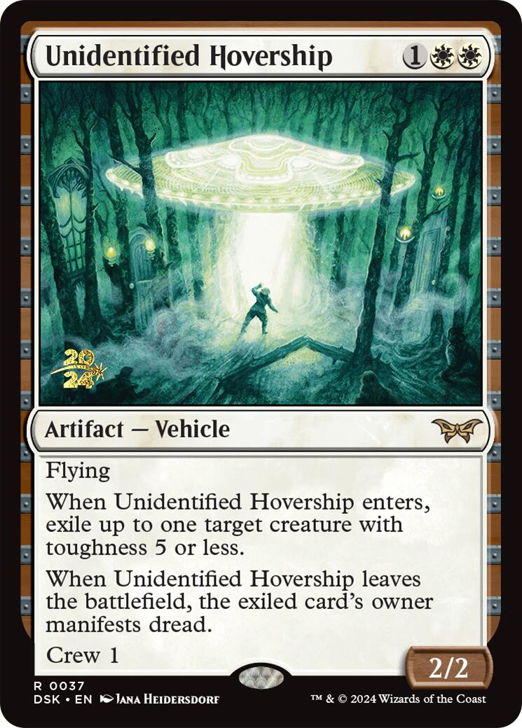 Unidentified Hovership [Duskmourn: House of Horror Prerelease Promos] | Mindsight Gaming