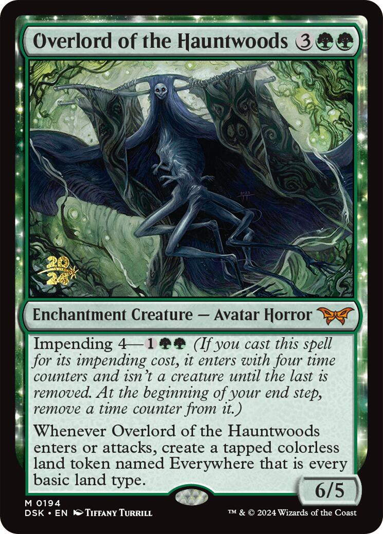 Overlord of the Hauntwoods [Duskmourn: House of Horror Prerelease Promos] | Mindsight Gaming