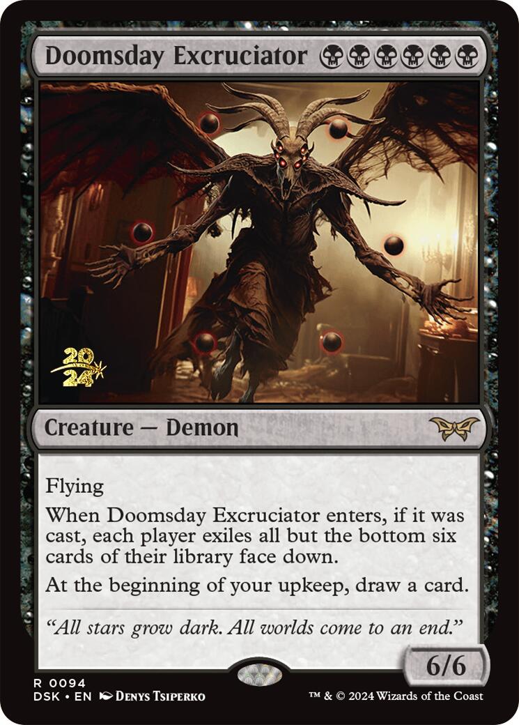 Doomsday Excruciator [Duskmourn: House of Horror Prerelease Promos] | Mindsight Gaming