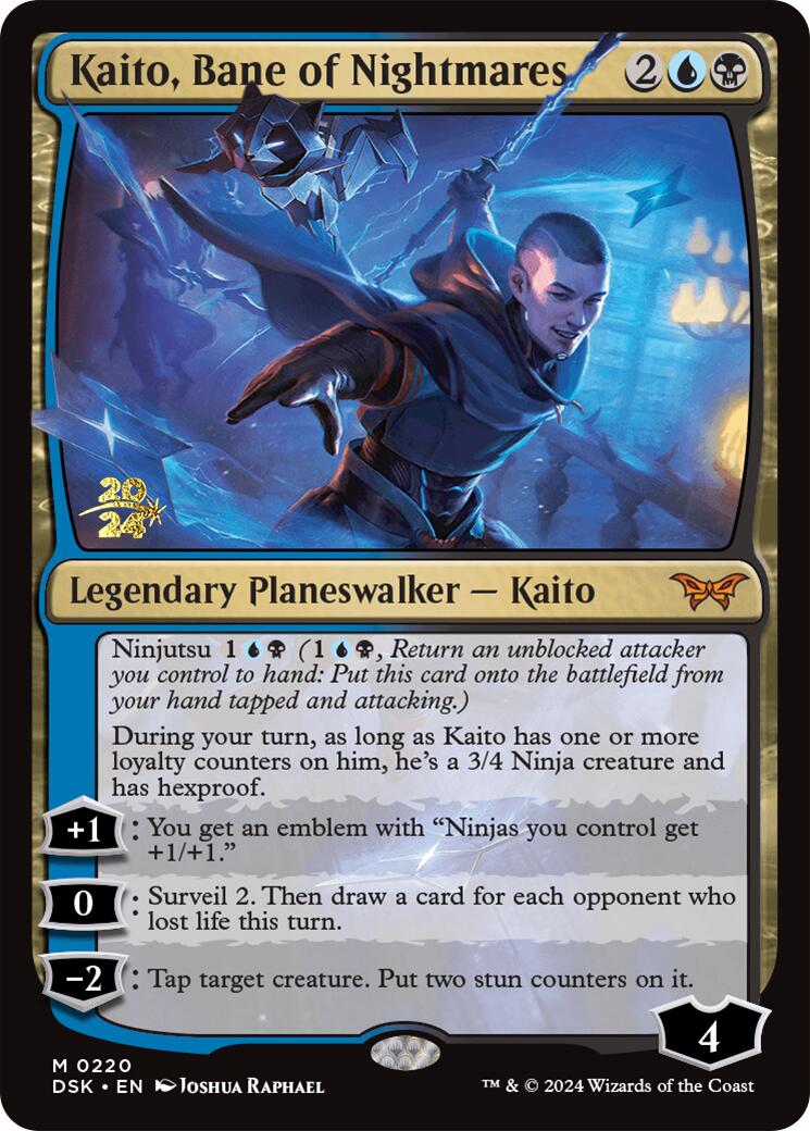 Kaito, Bane of Nightmares [Duskmourn: House of Horror Prerelease Promos] | Mindsight Gaming