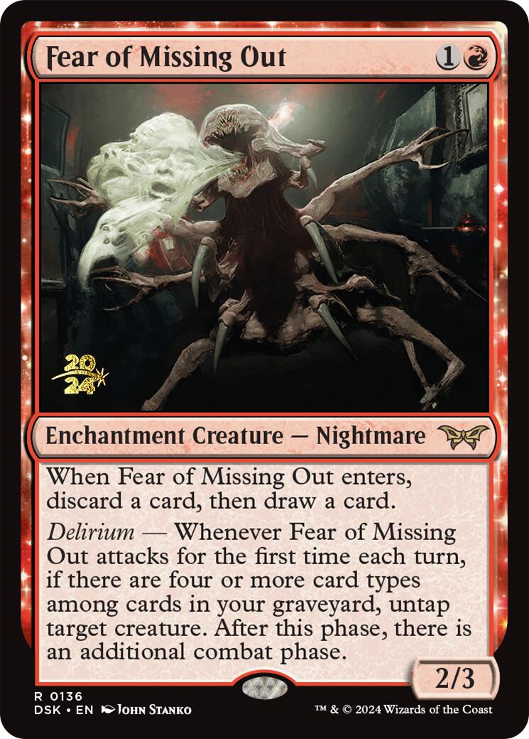 Fear of Missing Out [Duskmourn: House of Horror Prerelease Promos] | Mindsight Gaming