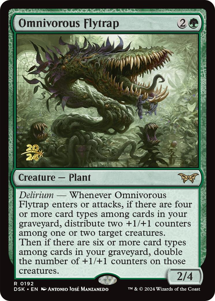 Omnivorous Flytrap [Duskmourn: House of Horror Prerelease Promos] | Mindsight Gaming