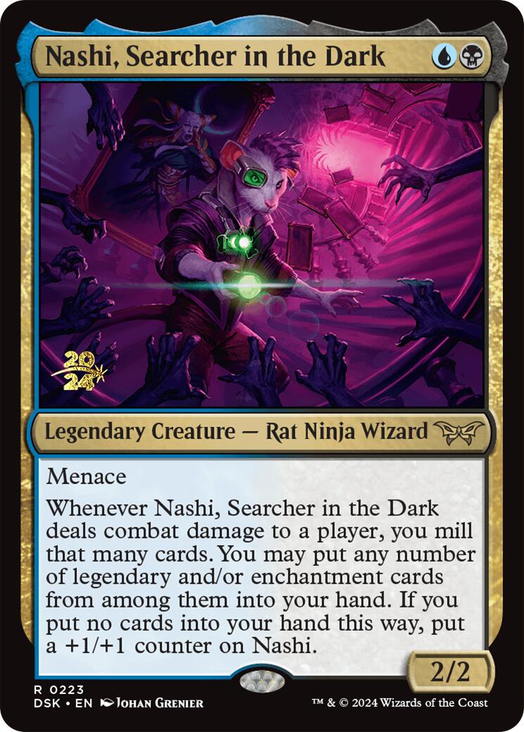 Nashi, Searcher in the Dark [Duskmourn: House of Horror Prerelease Promos] | Mindsight Gaming