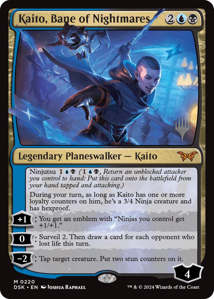 Kaito, Bane of Nightmares [Duskmourn: House of Horror Promos] | Mindsight Gaming