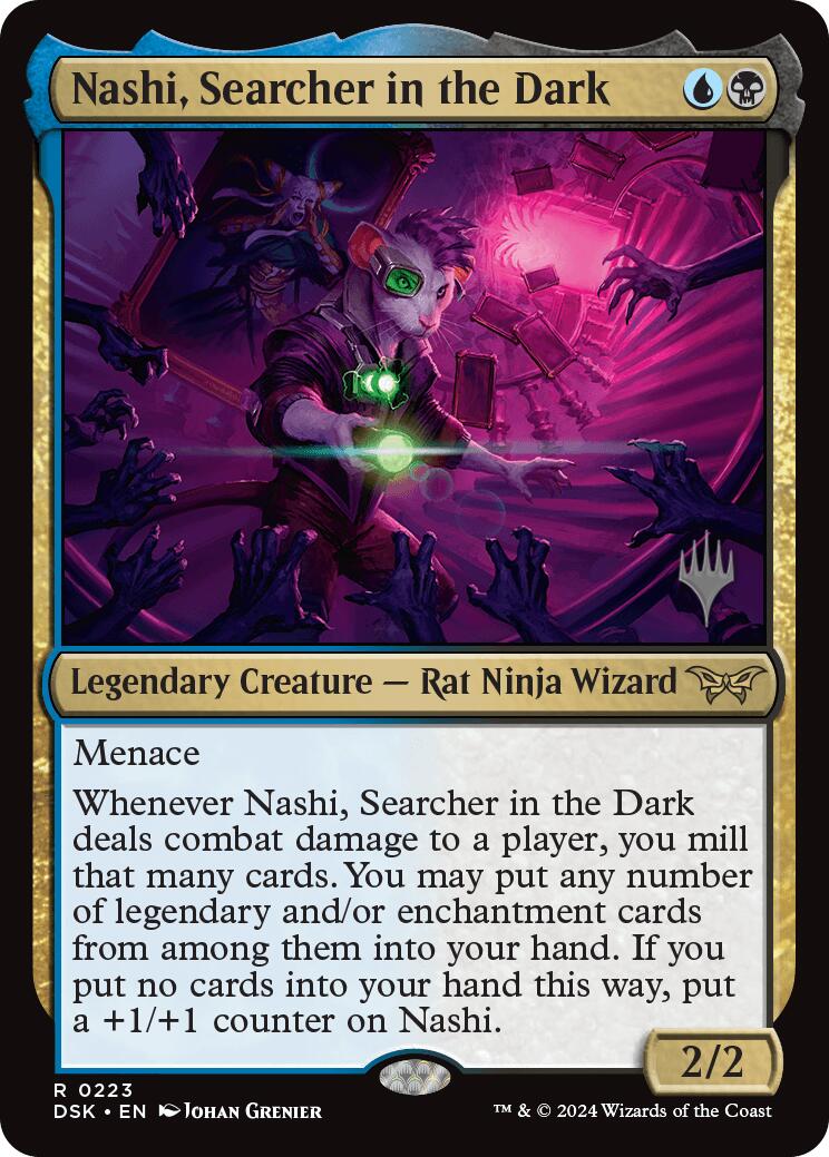 Nashi, Searcher in the Dark [Duskmourn: House of Horror Promos] | Mindsight Gaming