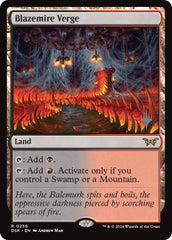 Blazemire Verge [Duskmourn: House of Horror Promos] | Mindsight Gaming