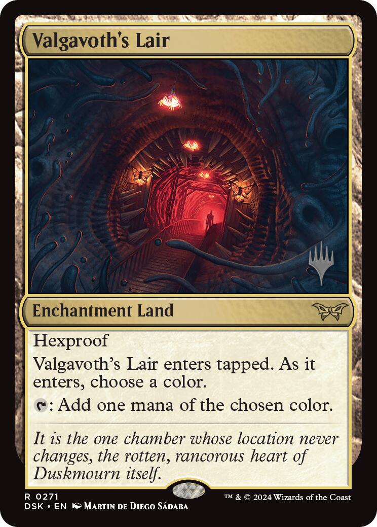 Valgavoth's Lair [Duskmourn: House of Horror Promos] | Mindsight Gaming