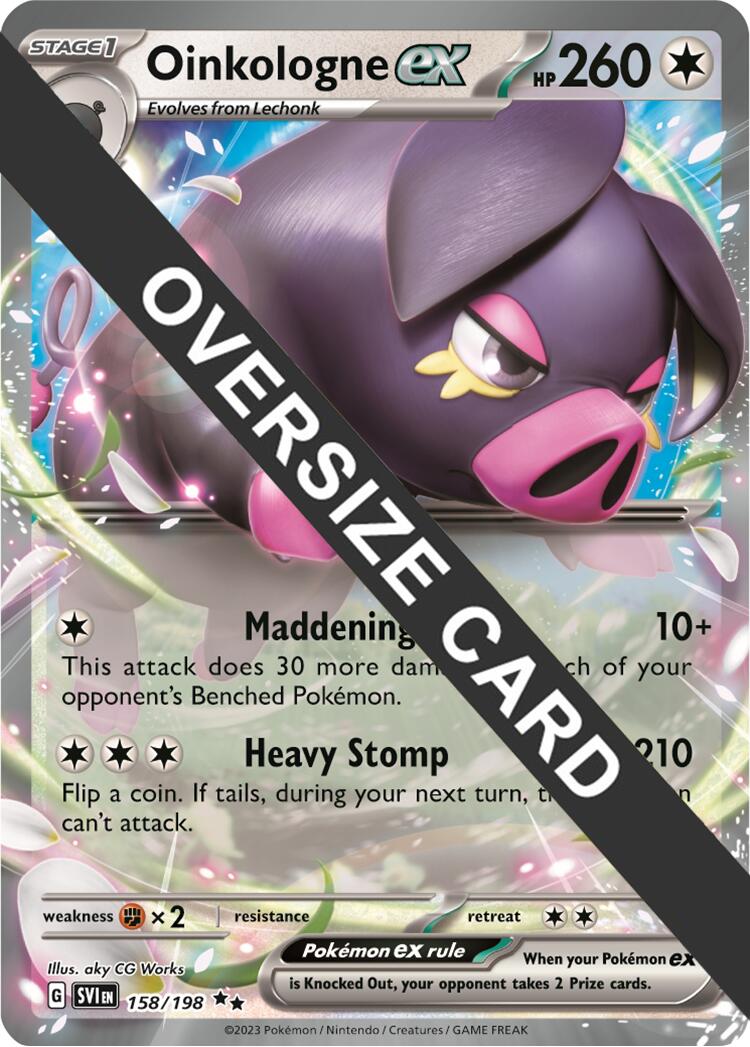 Oinkologne ex (158/198) (Jumbo Card) [Scarlet & Violet: Black Star Promos] | Mindsight Gaming