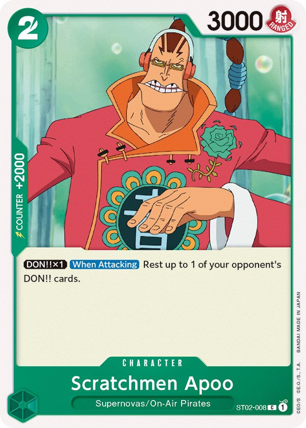 Scratchmen Apoo [Starter Deck: Worst Generation] | Mindsight Gaming