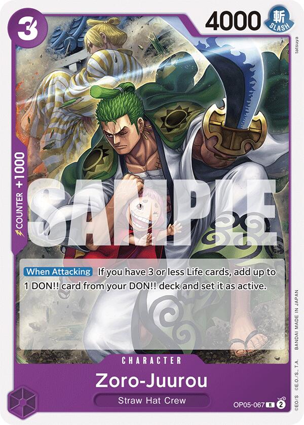 Zoro-Juurou [Starter Deck: PURPLE Monkey.D.Luffy] | Mindsight Gaming