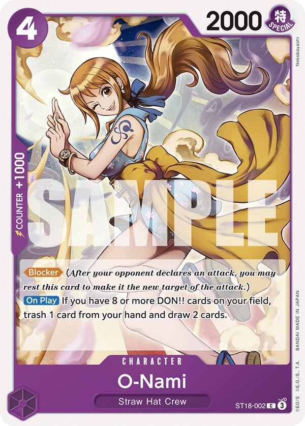 O-Nami [Starter Deck: PURPLE Monkey.D.Luffy] | Mindsight Gaming