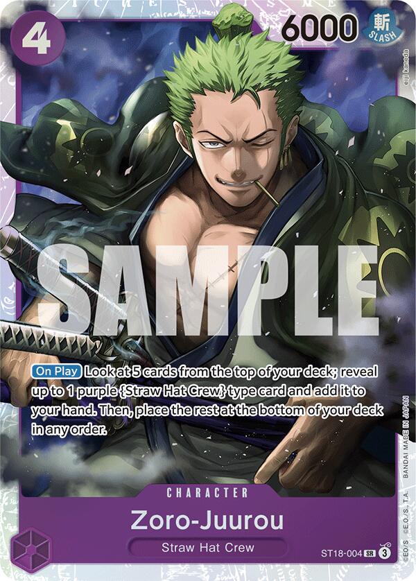 Zoro-Juurou [Starter Deck: PURPLE Monkey.D.Luffy] | Mindsight Gaming