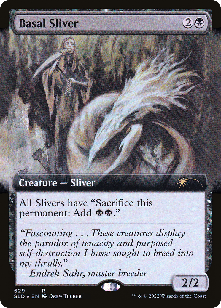 Basal Sliver (Extended Art) [Secret Lair Drop Promos] | Mindsight Gaming