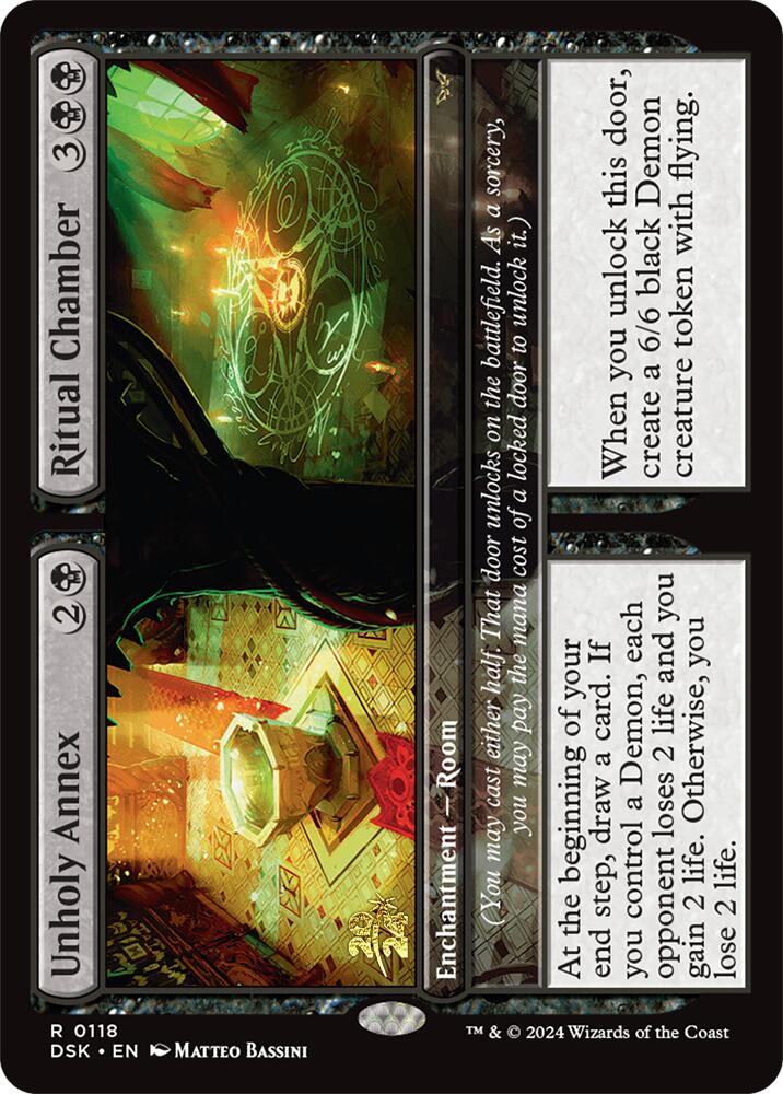 Unholy Annex // Ritual Chamber [Duskmourn: House of Horror Prerelease Promos] | Mindsight Gaming