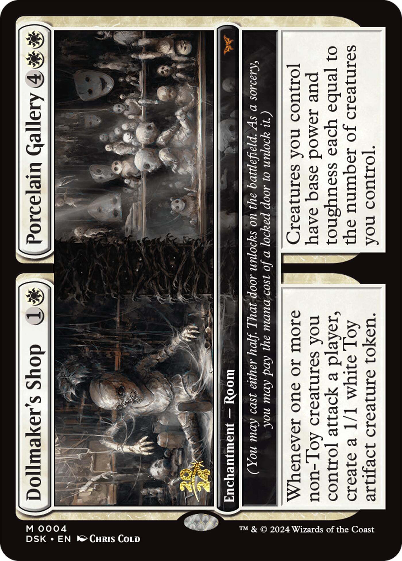 Dollmaker's Shop // Porcelain Gallery [Duskmourn: House of Horror Prerelease Cards] | Mindsight Gaming