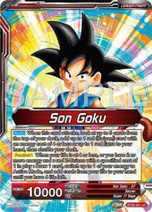 Son Goku // Son Goku & Android 18, Unexpected Tag Team (Alternate Art) (BT26-001) [Ultimate Advent] | Mindsight Gaming