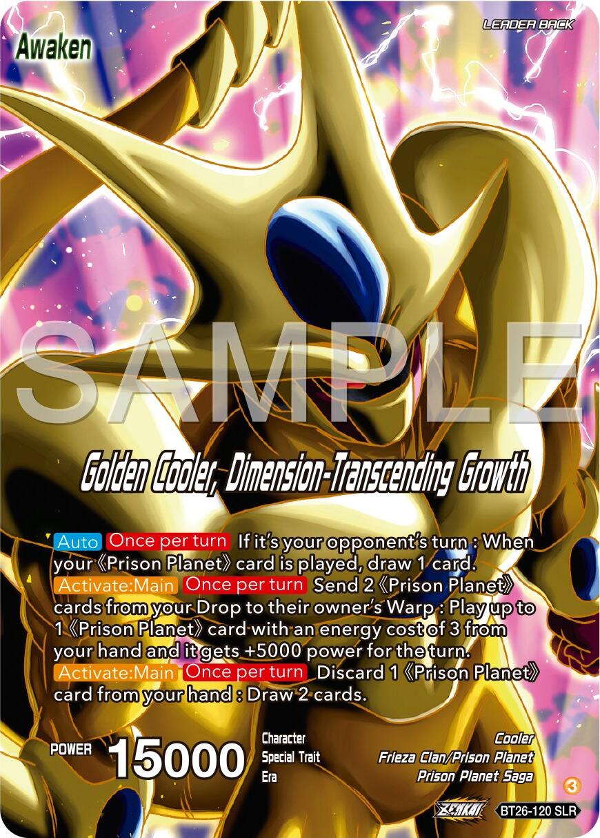 Cool // Golden Cooler, Dimension-Transcending Growth (Alternate Art) (BT26-120) [Ultimate Advent] | Mindsight Gaming