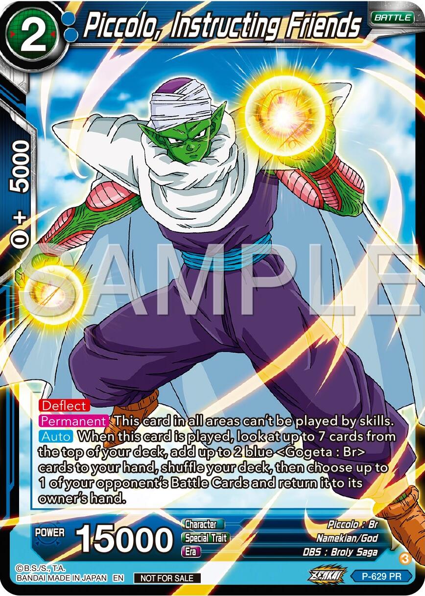 Piccolo, Instructing Friends (Zenkai Series Tournament Pack Vol.9) (P-629) [Promotion Cards] | Mindsight Gaming