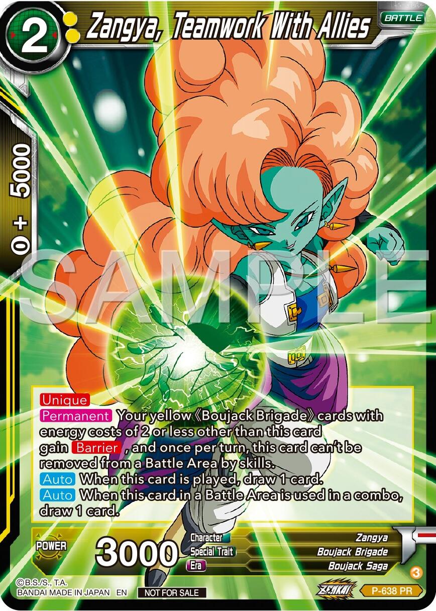 Zangya, Teamwork With Allies (Zenkai Series Tournament Pack Vol.9) (P-638) [Promotion Cards] | Mindsight Gaming