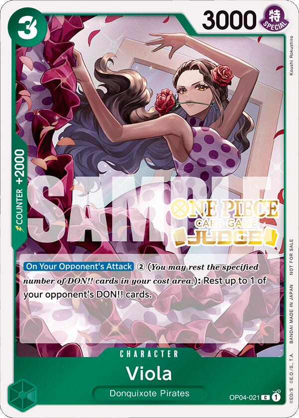 Viola (Judge Pack Vol. 4) [One Piece Promotion Cards] | Mindsight Gaming