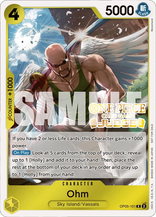 Ohm (Judge Pack Vol. 4) [One Piece Promotion Cards] | Mindsight Gaming