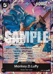 Monkey.D.Luffy (Offline Regional 2024 Vol. 3) [Finalist] [One Piece Promotion Cards] | Mindsight Gaming