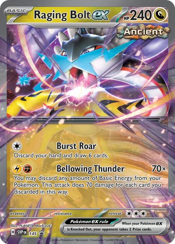 Raging Bolt ex (145) [SV: Scarlet & Violet Promo Cards] | Mindsight Gaming