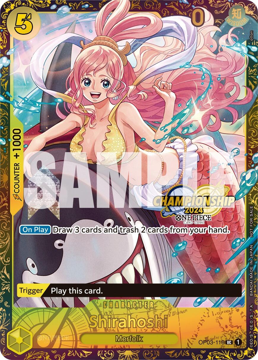 Shirahoshi (October Championship 2024 Online Regional) [One Piece Promotion Cards] | Mindsight Gaming