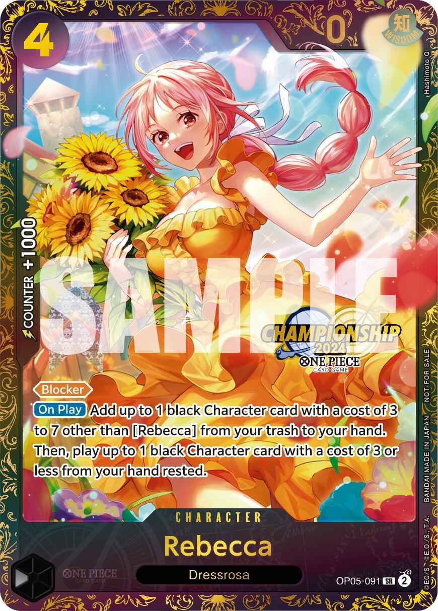 Rebecca (October Championship 2024 Online Regional) [One Piece Promotion Cards] | Mindsight Gaming