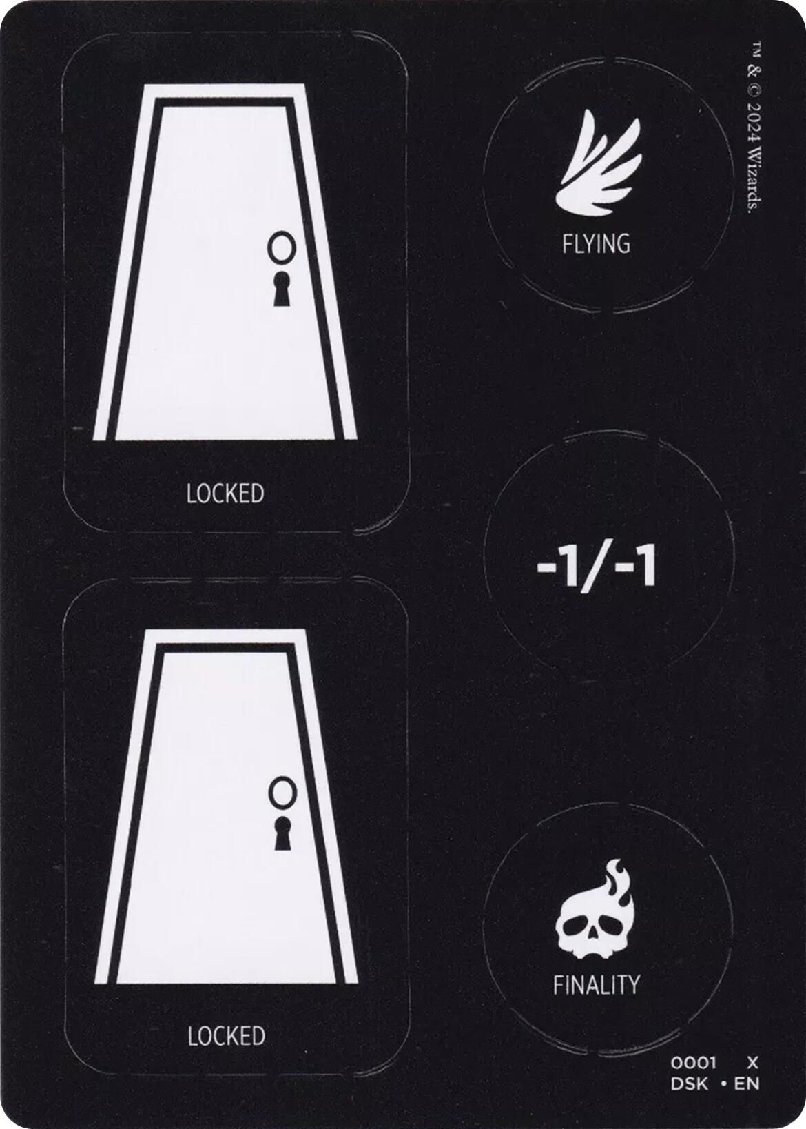 Punch Card Token (1 // 2) [Duskmourn: House of Horror Tokens] | Mindsight Gaming