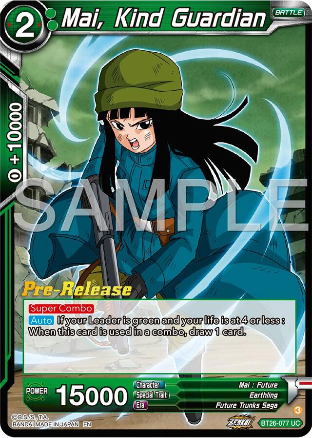 Mai, Kind Guardian (BT26-077) [Ultimate Advent Prerelease Promos] | Mindsight Gaming