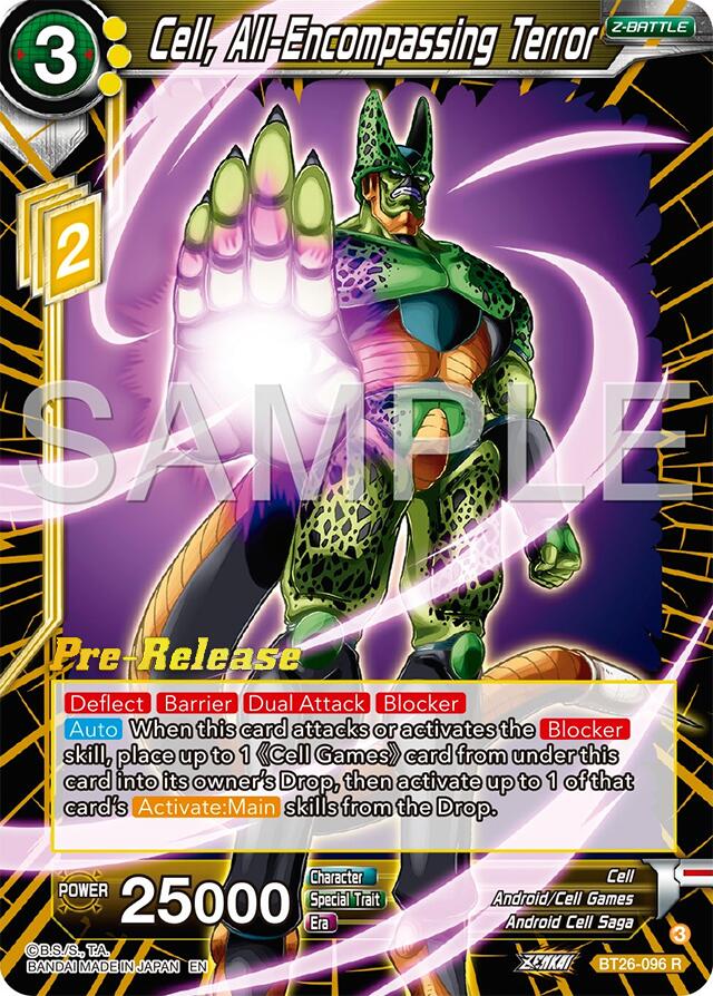 Cell, All-Encompassing Terror (BT26-096) [Ultimate Advent Prerelease Promos] | Mindsight Gaming