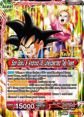 Son Goku // Son Goku & Android 18, Unexpected Tag Team (BT26-001) [Ultimate Advent Prerelease Promos] | Mindsight Gaming