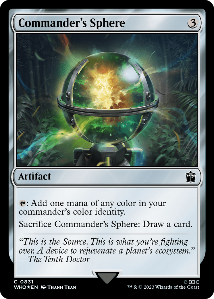 Commander's Sphere (Surge Foil) [Doctor Who] | Mindsight Gaming