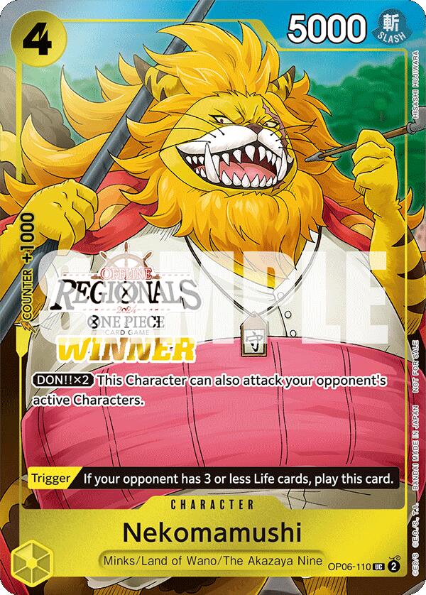 Nekomamushi (Offline Regional 2024 Vol. 3) [Winner] [One Piece Promotion Cards] | Mindsight Gaming