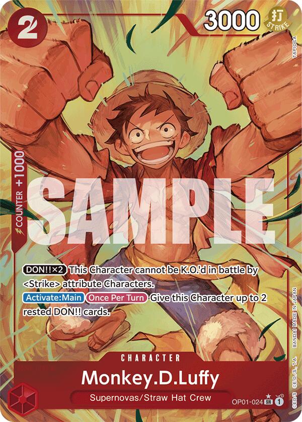 Monkey.D.Luffy (OP01-024) [Premium Booster -The Best-] | Mindsight Gaming