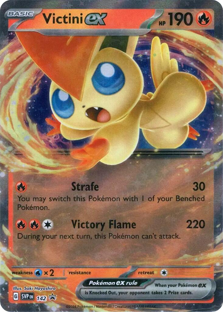 Victini ex (SVP142) [Scarlet & Violet: Black Star Promos] | Mindsight Gaming