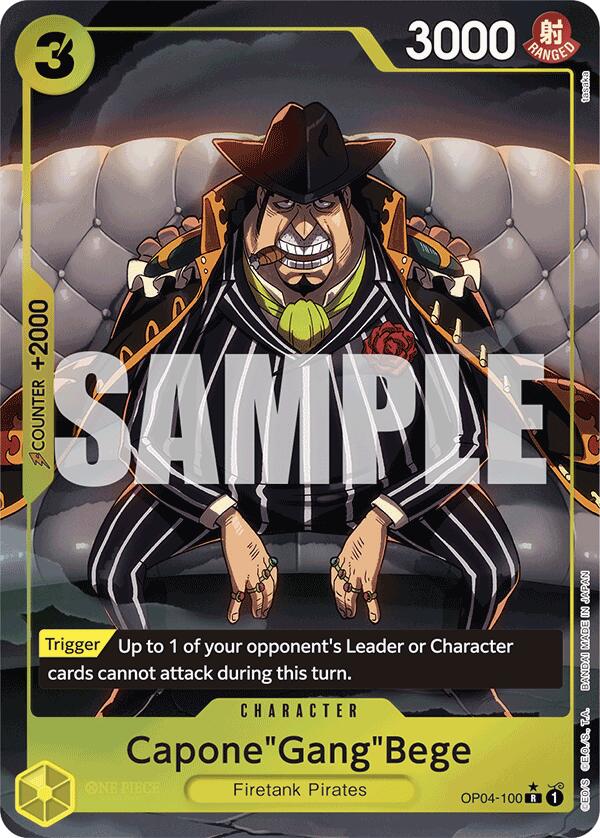 Capone"Gang"Bege (OP04-100) (Alternate Art) [Premium Booster -The Best-] | Mindsight Gaming