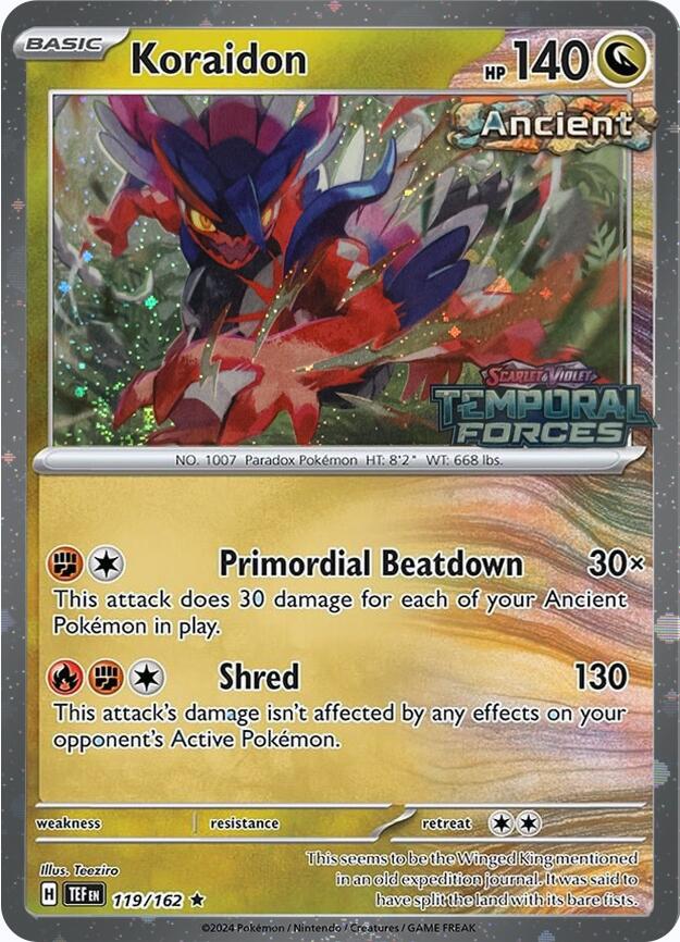 Koraidon (119/162) (European Promo) [Miscellaneous Cards] | Mindsight Gaming