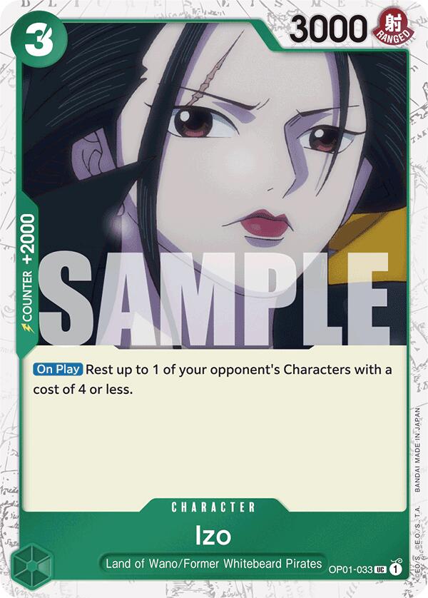 Izo (OP01-033) (Jolly Roger Foil) [Premium Booster -The Best-] | Mindsight Gaming