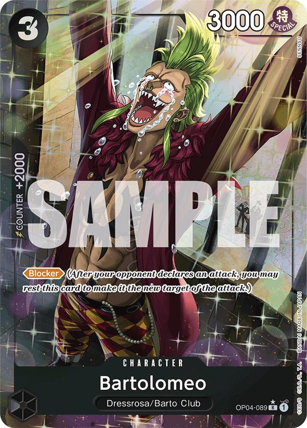 Bartolomeo (OP04-089) (Alternate Art) [Premium Booster -The Best-] | Mindsight Gaming