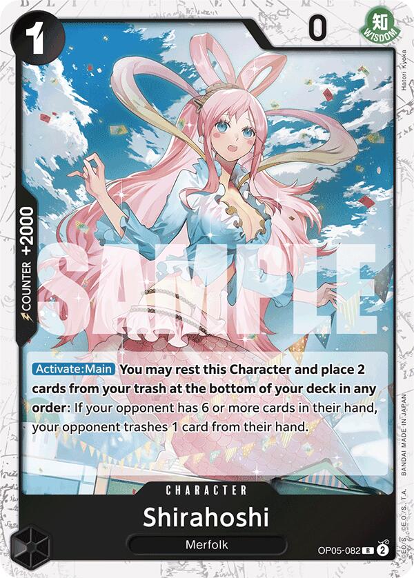 Shirahoshi (OP05-082) (Jolly Roger Foil) [Premium Booster -The Best-] | Mindsight Gaming