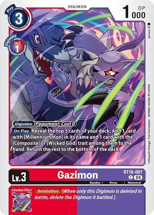 Gazimon [BT18-007] [Release Special Booster 2.0] | Mindsight Gaming