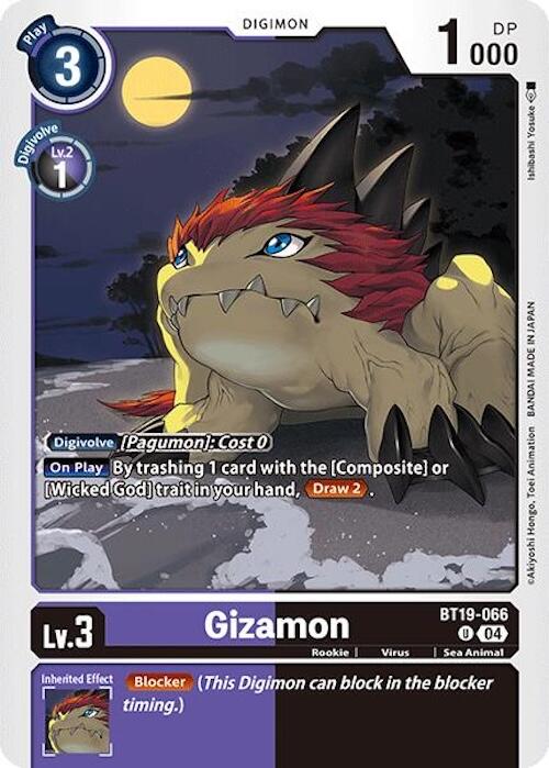 Gizamon [BT19-066] [Release Special Booster 2.0] | Mindsight Gaming