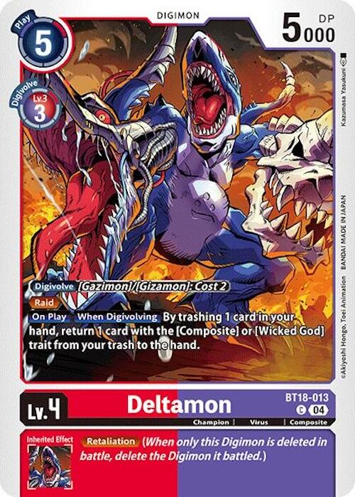 Deltamon [BT18-013] [Release Special Booster 2.0] | Mindsight Gaming