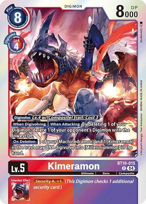 Kimeramon [BT18-015] [Release Special Booster 2.0] | Mindsight Gaming