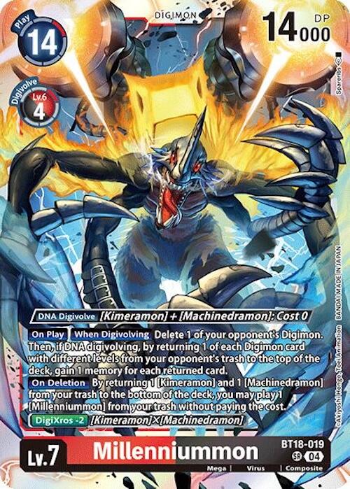 Millenniummon [BT18-019] [Release Special Booster 2.0] | Mindsight Gaming