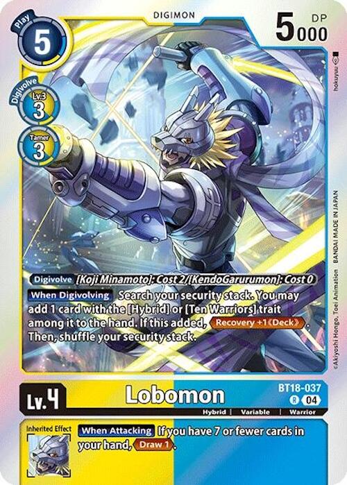 Lobomon [BT18-037] [Release Special Booster 2.0] | Mindsight Gaming